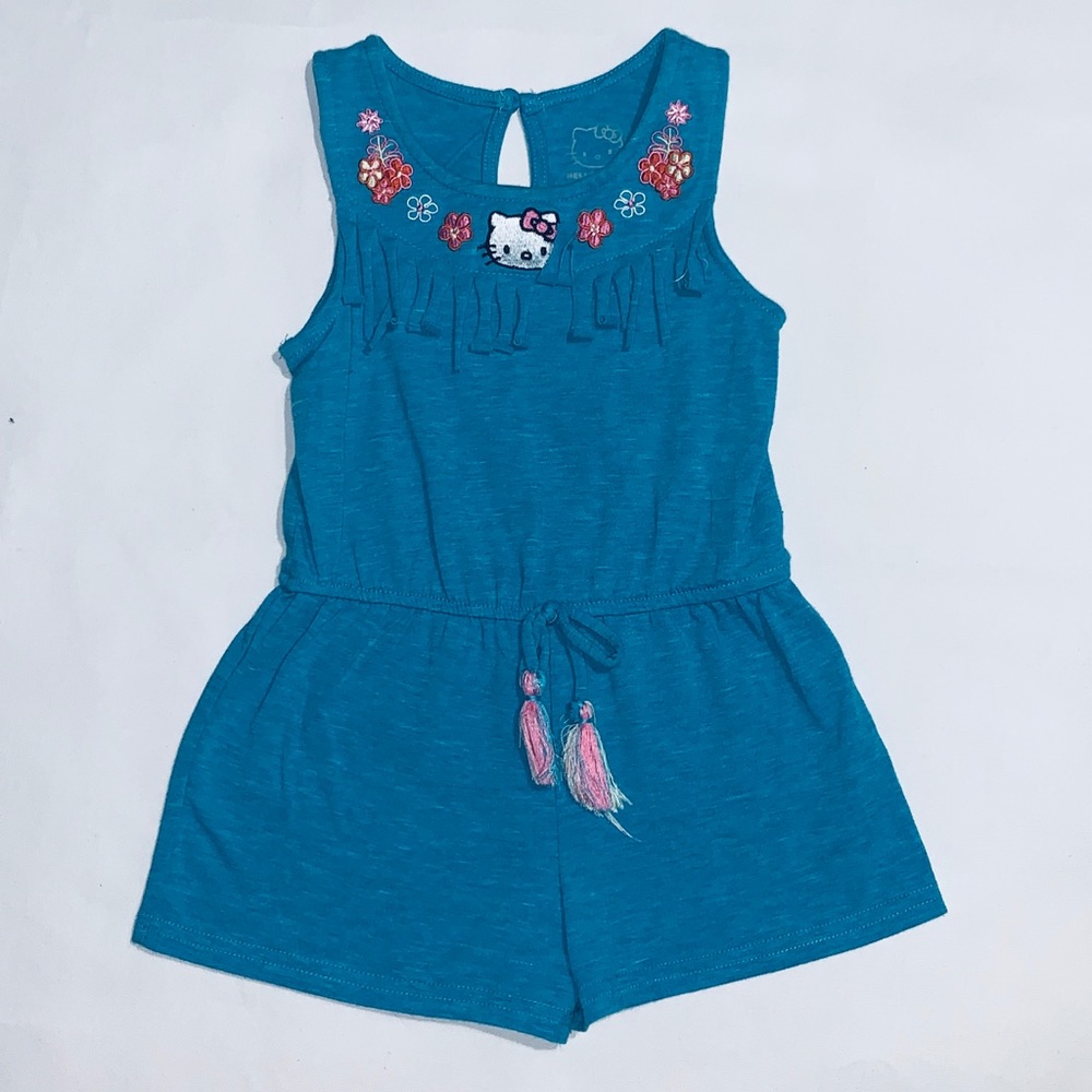 2T Hello Kitty Short Jumpsuit
